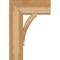 Ekena Millwork Thorton Block Rough Sawn Bracket, Western Red Cedar, 6"W x 18"D x 26"H BKT06X18X26THR05RWR - alternate 2